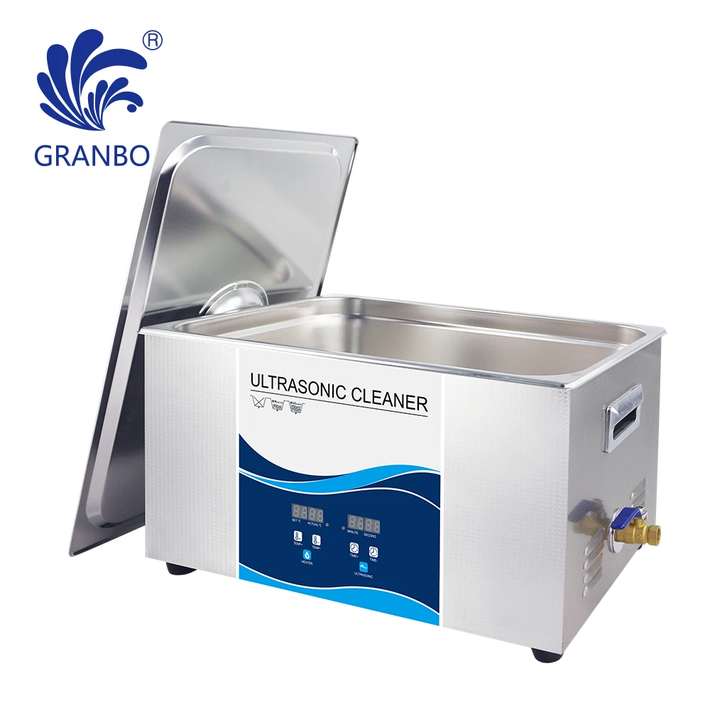 Digital Ultrasonic Cleaner 22L Heater Timer SUS304 Bath 40KHZ Sonicator Degreasing Circuit Board Engine Parts Oil Injector Wash