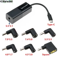 cltgxdd usb c laptop charging cable cord 65w universal usb type c converter dc plug power adapter connector for phone notebook
