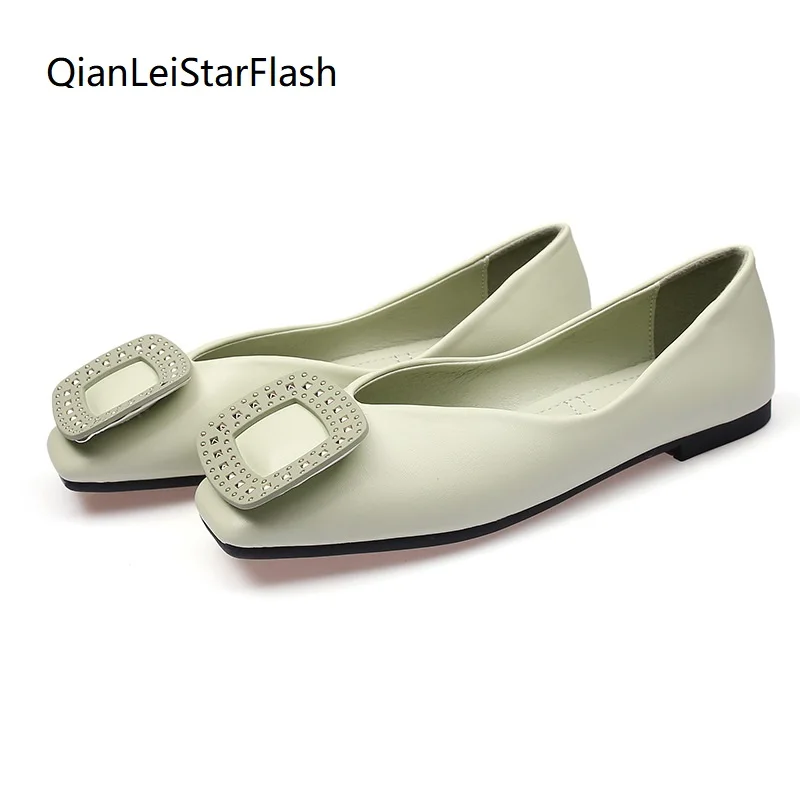 

Модные Офисные дизайнерские женские туфли-лодочки с металлической пряжкой