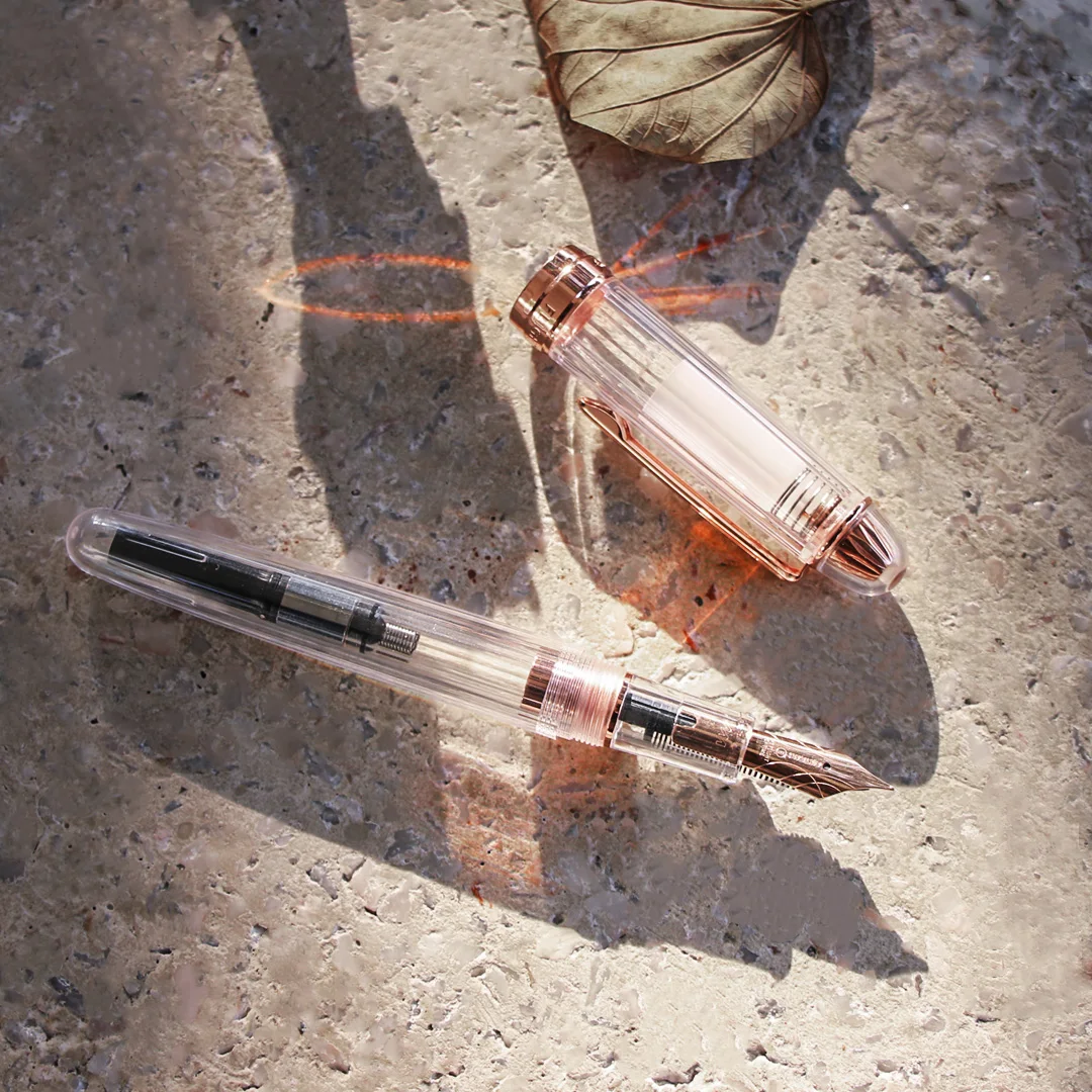 NATAMI перьевая ручка конвертера F 0 5 мм перо ретро цвет прозрачный молотилка