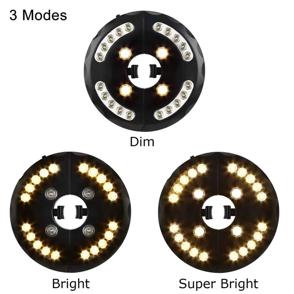 24 светодиодный ные фонарики зонтик портативный уличный фонарь для кемпинга