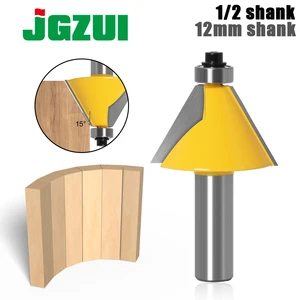 Фаска и фаска 30 градусов, хвостовик фреза для отделки кромки-12 дюйма, фрезы для деревообработки, 1 шт.