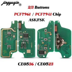 Jingyuqin 23BTN ASKFSK дистанционный Автомобильный ключ цепь цепи для Peugeot 407 407 307 308 607 SW Citroen C2 C3 C4 C5 CE0536 Ce0523