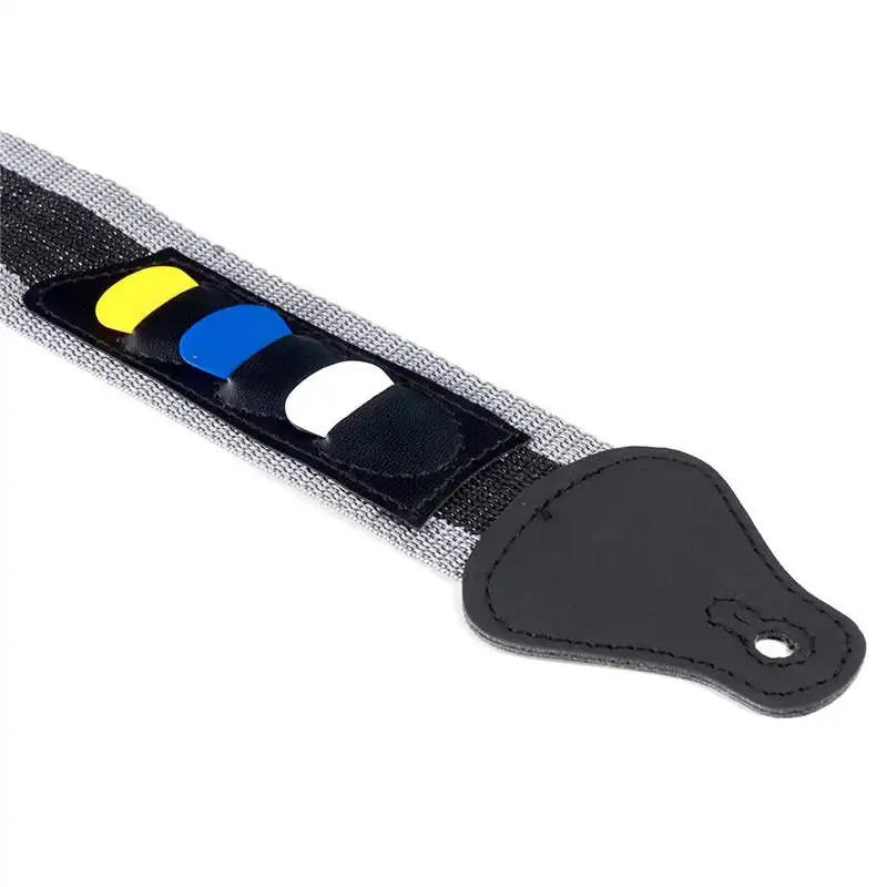 Гитарный ремешок W/3 pick Plectrums держатели кожа электрическая акустическая бас концы