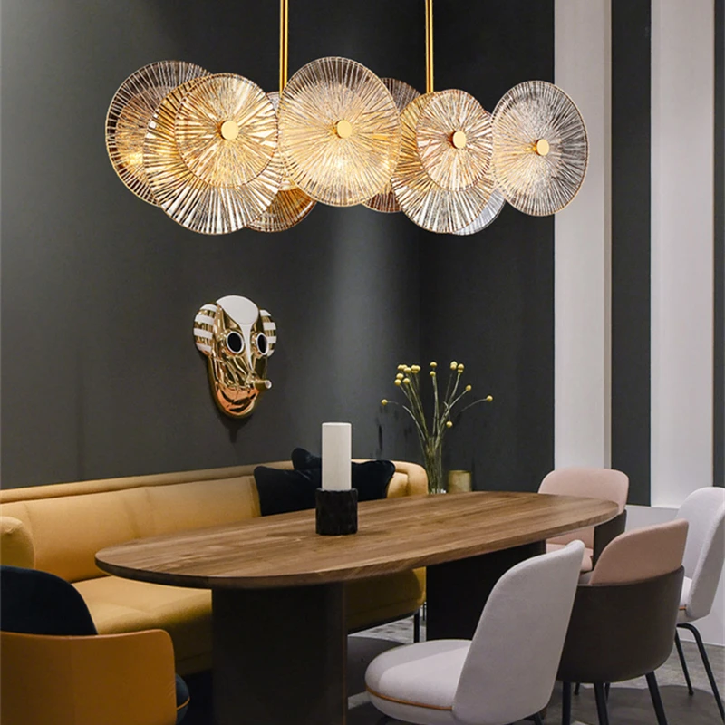 Comprare Post-moderno Di Lusso Leggero Semplice Soggiorno Nordico, Sala Da Pranzo, Camera Da Letto, Casa Da Tè, Lampade E Lanterne In Vetro Personalizzate