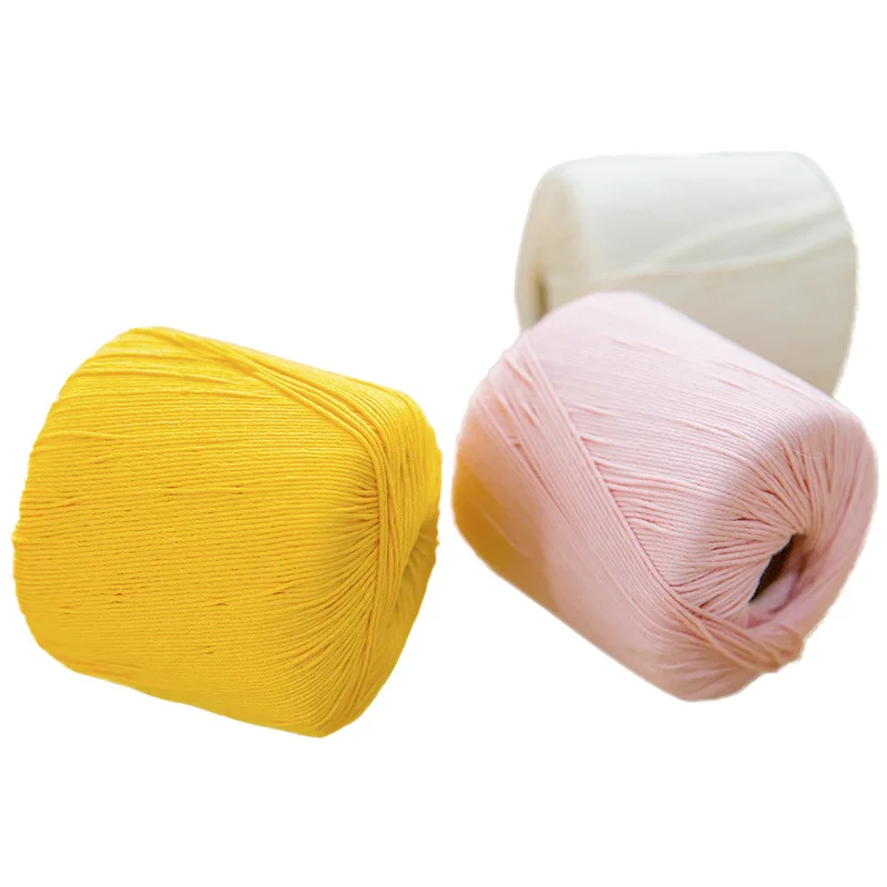 

Woundwort Lace Line Diy Hand Knitting Crochet Cotton Thread Hand Knitting Of All Cotton Staple Dyed Yarn