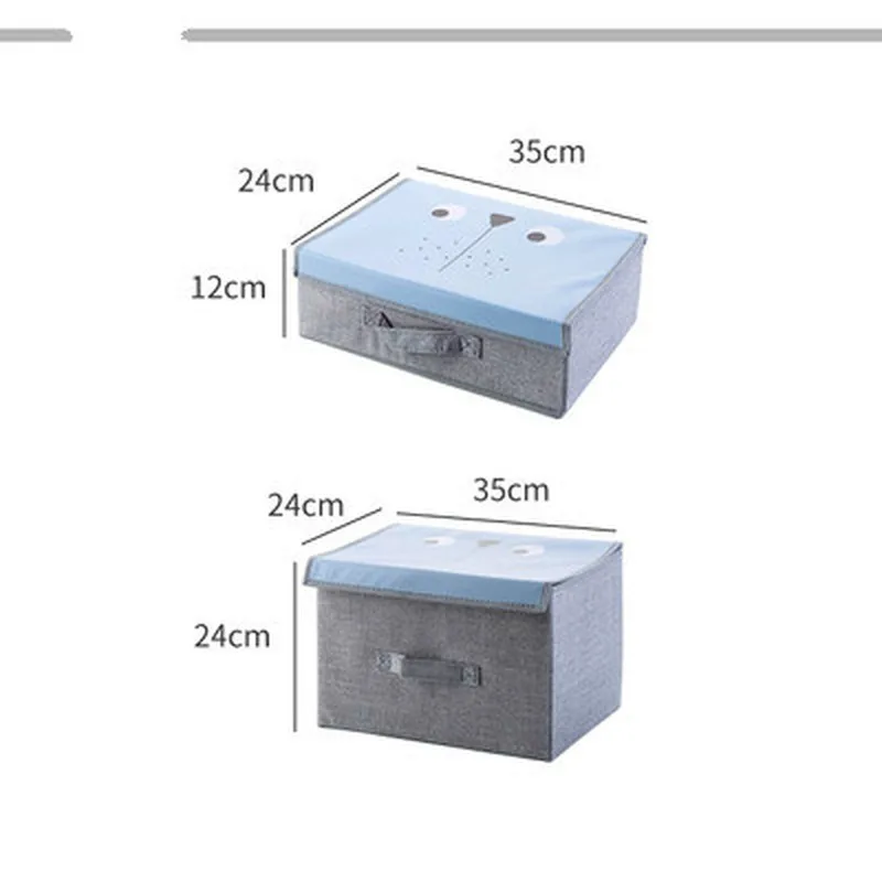 Ящик для хранения одежды ткань складная Одежда мультяшная домашняя игрушка