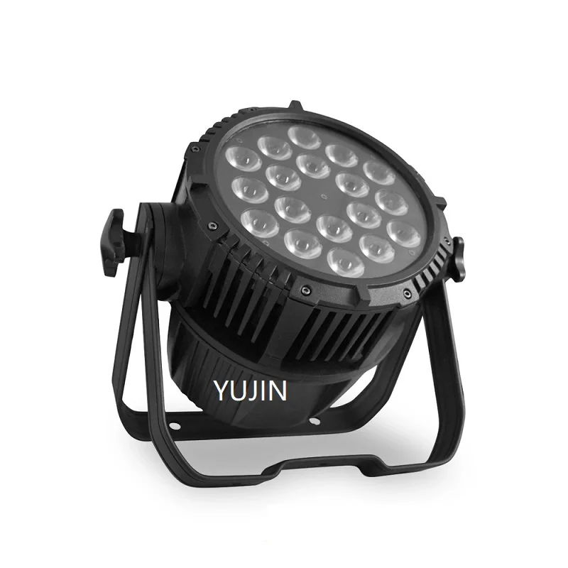 8 шт./партия Dmx512 Ip65 Водонепроницаемый 18*18 Вт rgbwa УФ сценический DJ Светодиодный