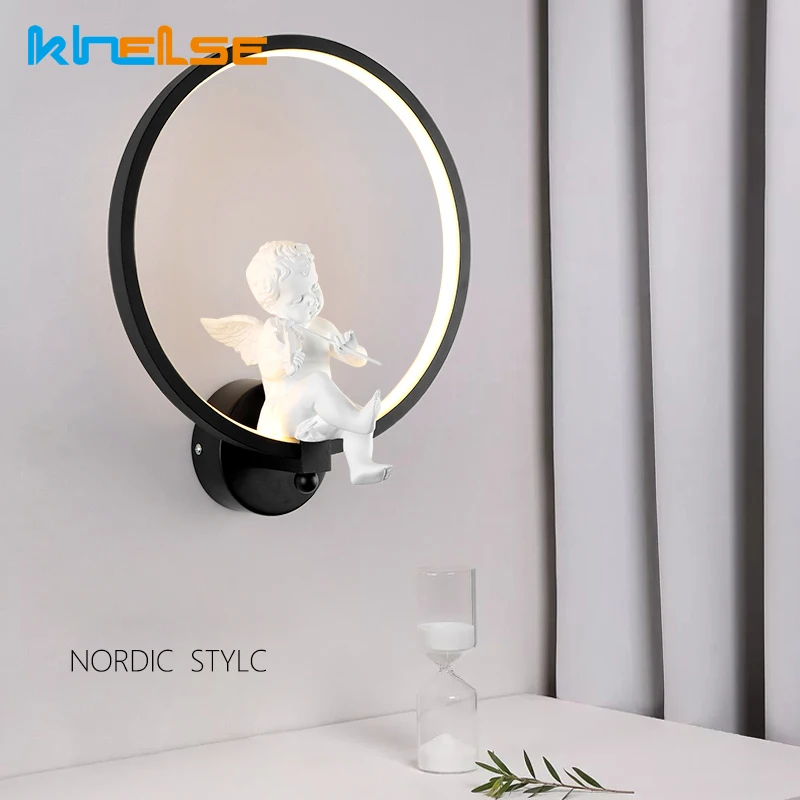 18 Вт светодиодный Скандинавский современный милый ангел светильник Khelse Прихожая