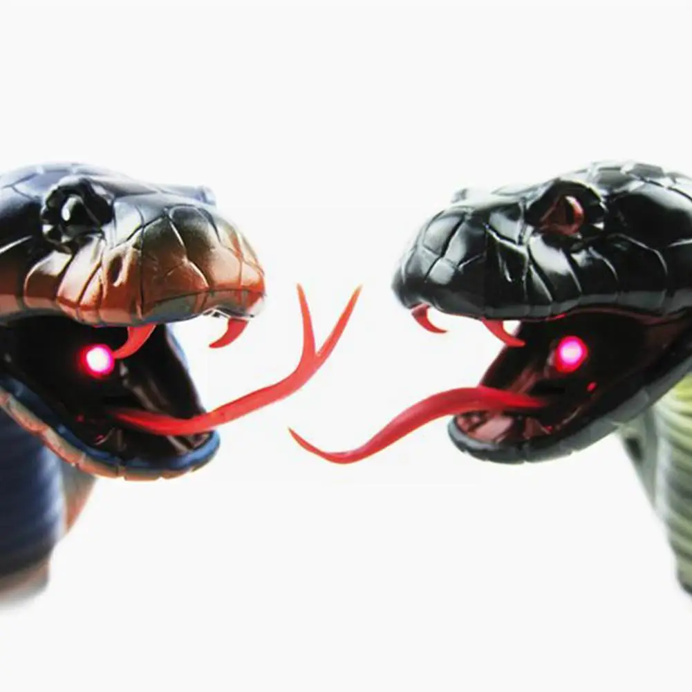

Electric Rc Remote Control Snake Infrared Simulaiton Model Toy Gift Birthday Joke Kids Props Animal Prank L2s3