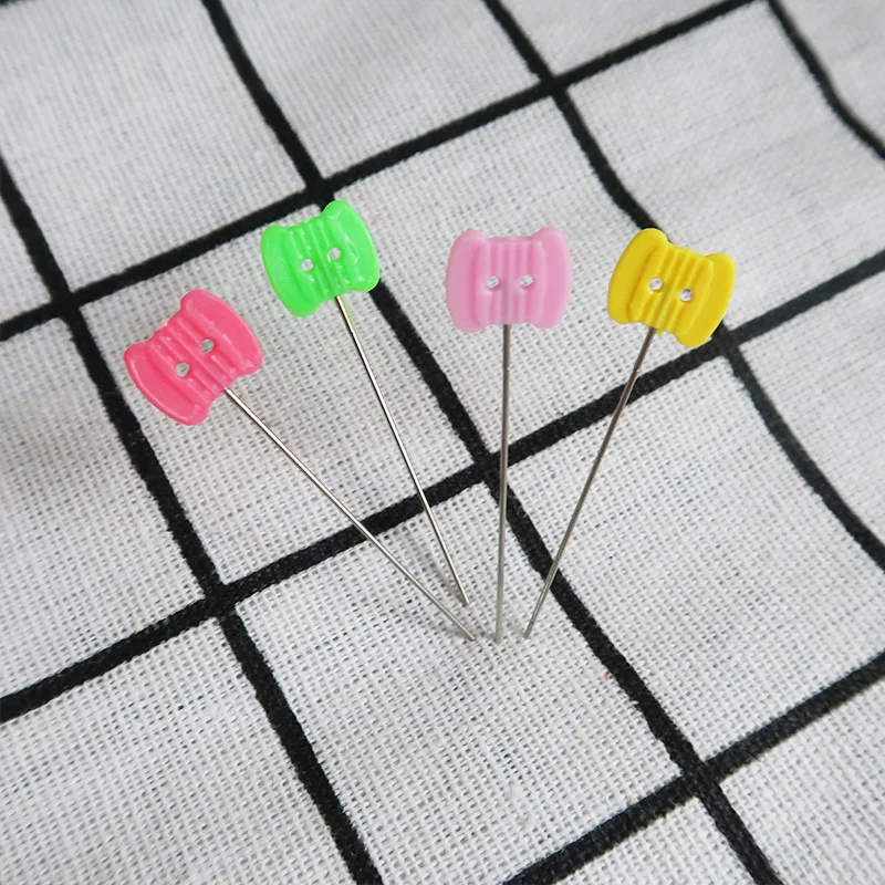 100 шт. пластиковые штифты с плоской головкой|Швейные иглы| |
