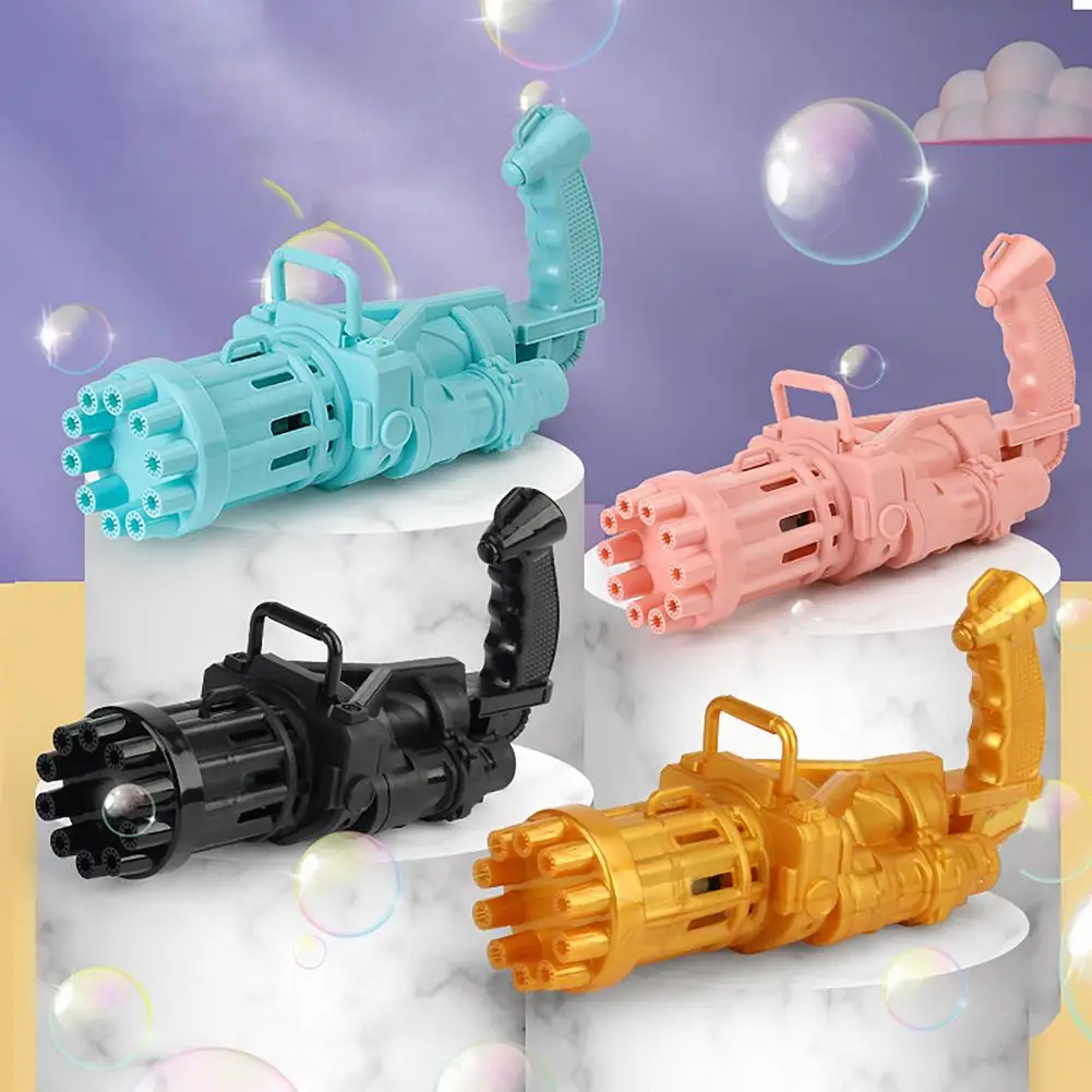 

Новый Гатлинга мыльных пузырей мыльными пузырями для детей Гатлинга пузыри мини игрушка 10-автоматическая ловушка для пушки пузыря для дете...