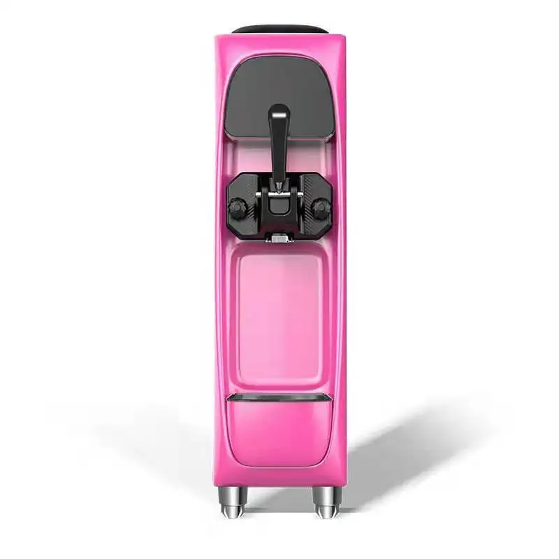

Factory direct sales of automatic soft ice cream machine stainless steel three flavor soft ice cream machine color can be custom