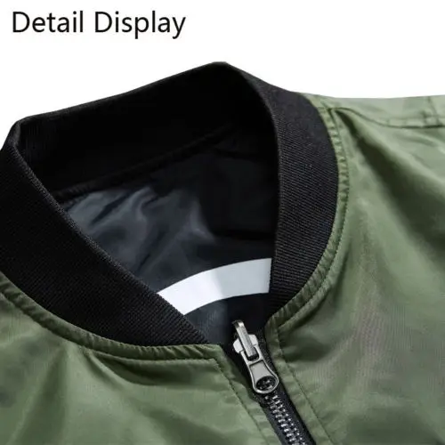 Осенне-зимняя мужская повседневная куртка на молнии джемпер для пилота