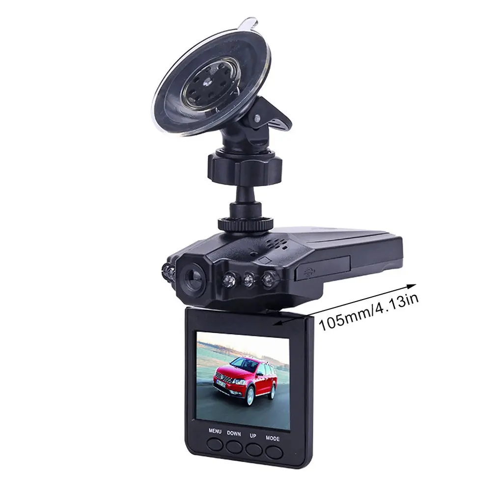 

H198 Aircraft Head Type High-definition Driving Recorder 1080p Infrared Night Vision Wide-angle 2.4-inch Large Screen