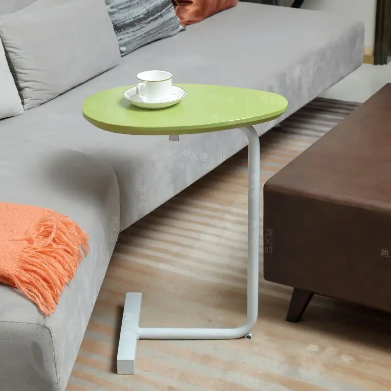Nordic Simple Oval Mini Coffee Table Side Mobile Sofa Corner Several Lazy Bedside |