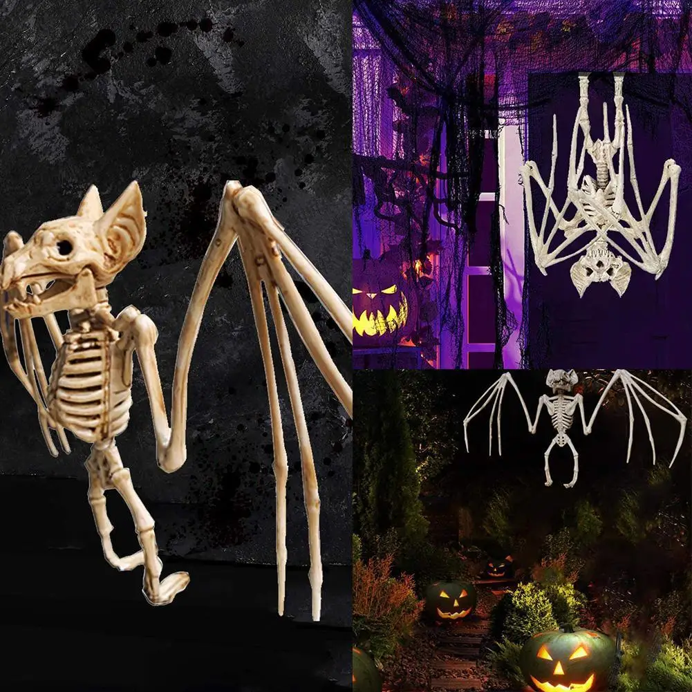

Halloween Decoration Animal Skeleton Bones Creepy Spider Bat Mouse Scorpion Scene Home Decorations Festival Party Supplies