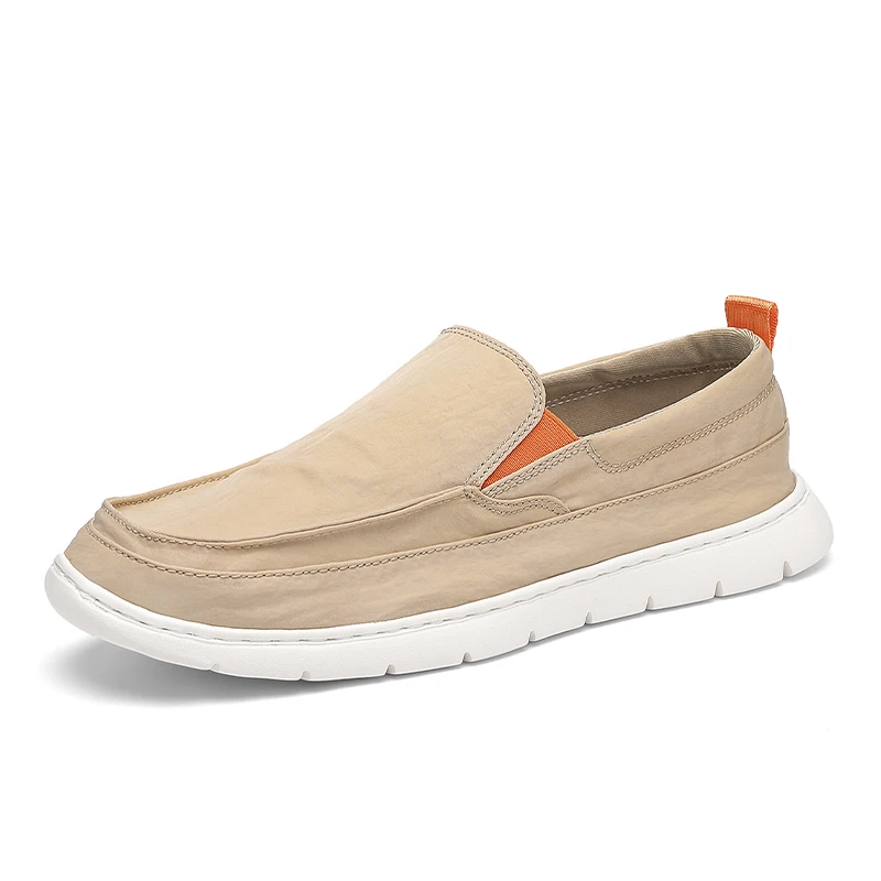 

XUEBOOT Men's Casual Slip-on Canvas Shoes 2021 Summer Breathable Lightweight Loafers 39-44size Mocasines casuales de hombre