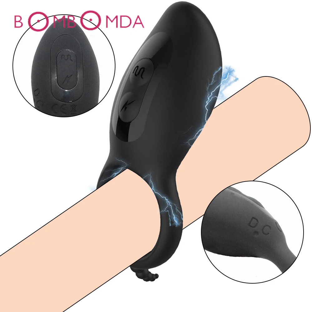 Силиконовое вибрирующее кольцо на пенис секс товары 10 режимов USB перезаряжаемое