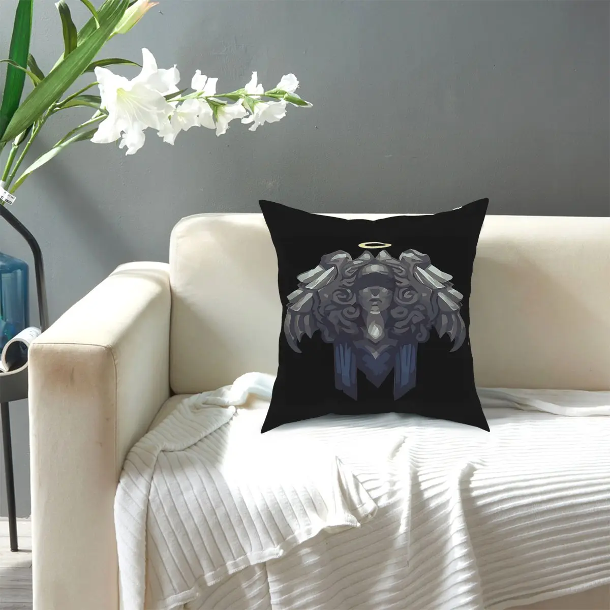

WoW Priest Low Poly World Of Warcraft Throw Pillow Cover Polyester Cushions for Sofa Customized Pillowcover Home Decor