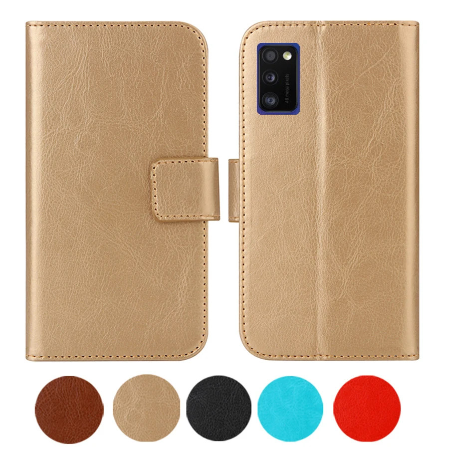 

Leather Case For Samsung Galaxy A41 6.1" Flip Cover Wallet Coque for Samsung A41 2020 Phone Cases Fundas Etui Bags Magnetic
