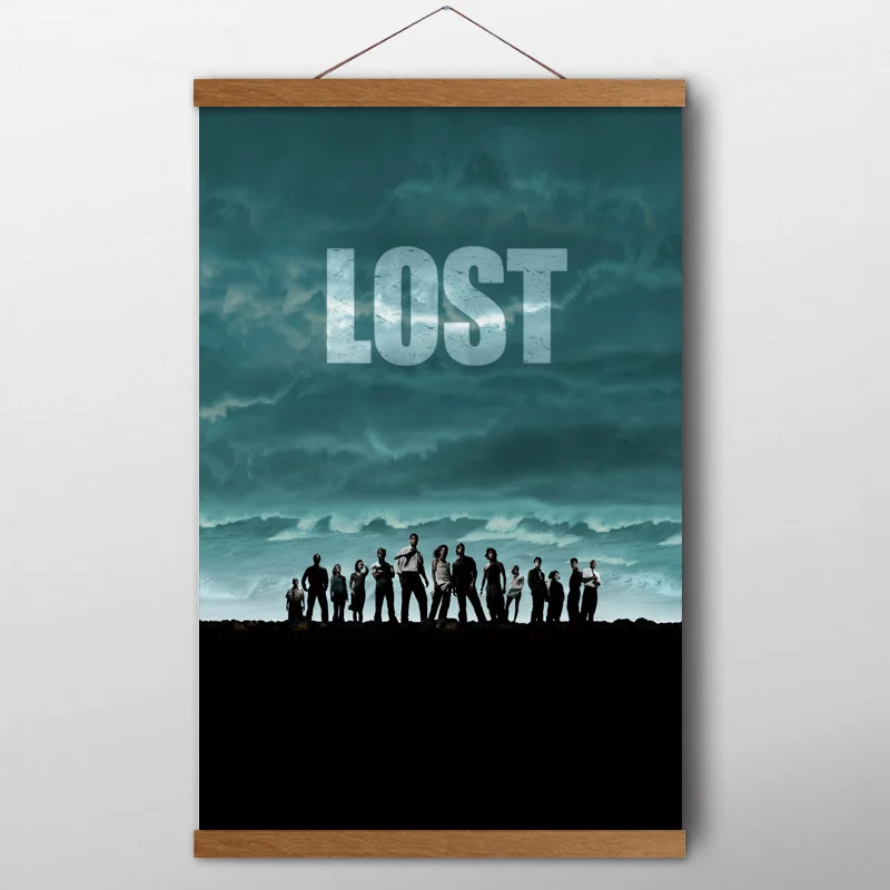 Художественные плакаты и принты на стену из сериала Потерянный Сезон 1 холст