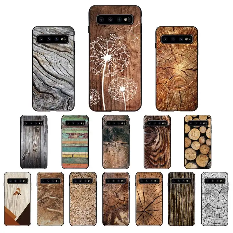 Чехол для телефона Babaite с текстурой дерева лиса Одуванчик Мандала Samsung Galaxy S10 Plus S10E S20 UlTRA S7 S8 S9 S10lite