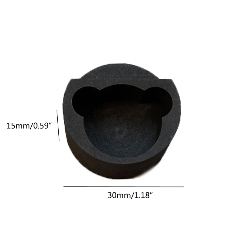 

Silver Gold Bear Shape Mold Graphite Crucible Mold Melting Gold Silver Nonferrous Metal Casting Refining Jewelry Tools