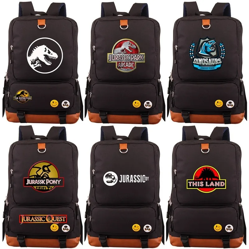 Коллекция 2020 года школьный ранец Fossil для мальчиков и девочек с рисунком Юрского