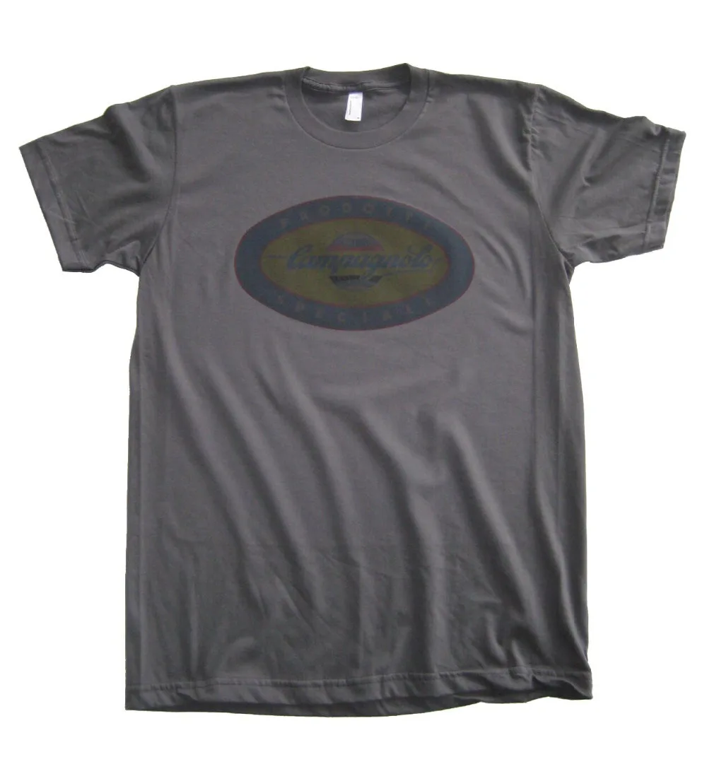 Летняя винтажная синяя желтая овальная футболка с логотипом Fixie Велоспорт!