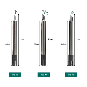 5 шт.лот QUICK 303D оригинальный бессвинцовый паяльник, наконечники для паяльной станции