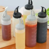 1pc condiment sauce squeeze spray bottle kitchen syrup salad dressing oil ketchup salad dressing press type squeeze oil bottle