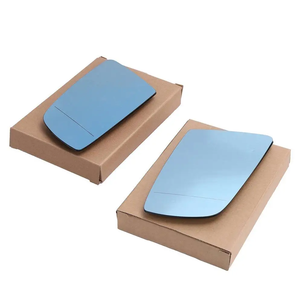 Пара голубого затонированного электрического зеркала с подогревом для BMW E60 E61 03 10