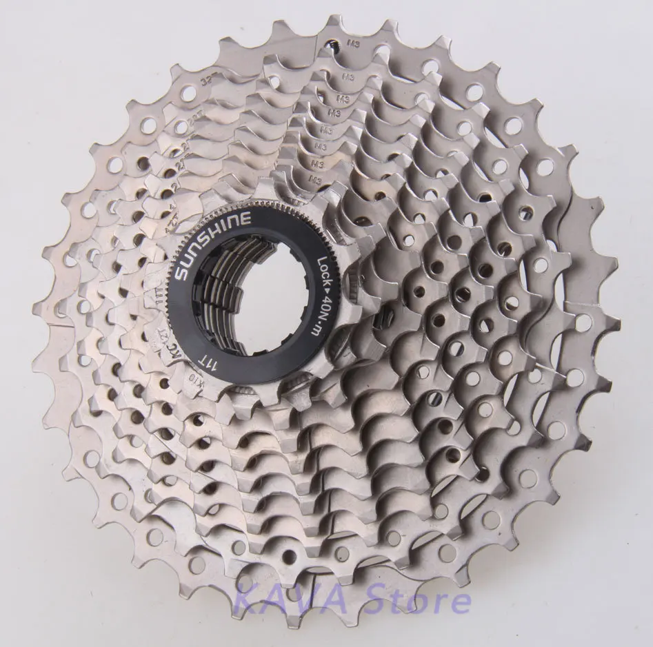 SUNSHINE 11S 11-32T Free Wheels Road Bicycle Flywheel Steel 11 Speed Cassette Sprocket 11-32T Compatible for Parts R9100 R8000