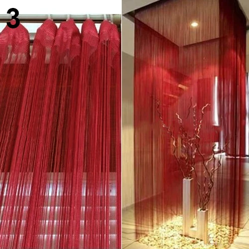 1 шт. простые струнные двери занавески экран комнаты делитель окна Декор DIY слепой