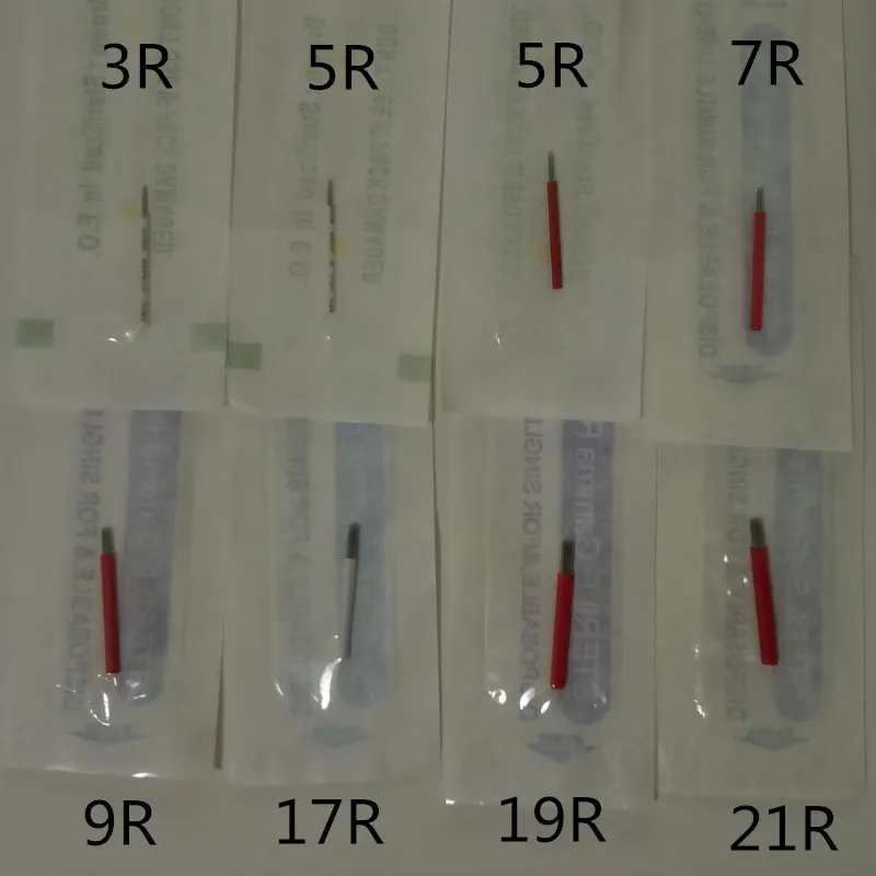 Тату-ручка 3R 5R 7R 9R 17R 19R 21R 50 шт. полуперманентный макияж игла для татуажа туманная