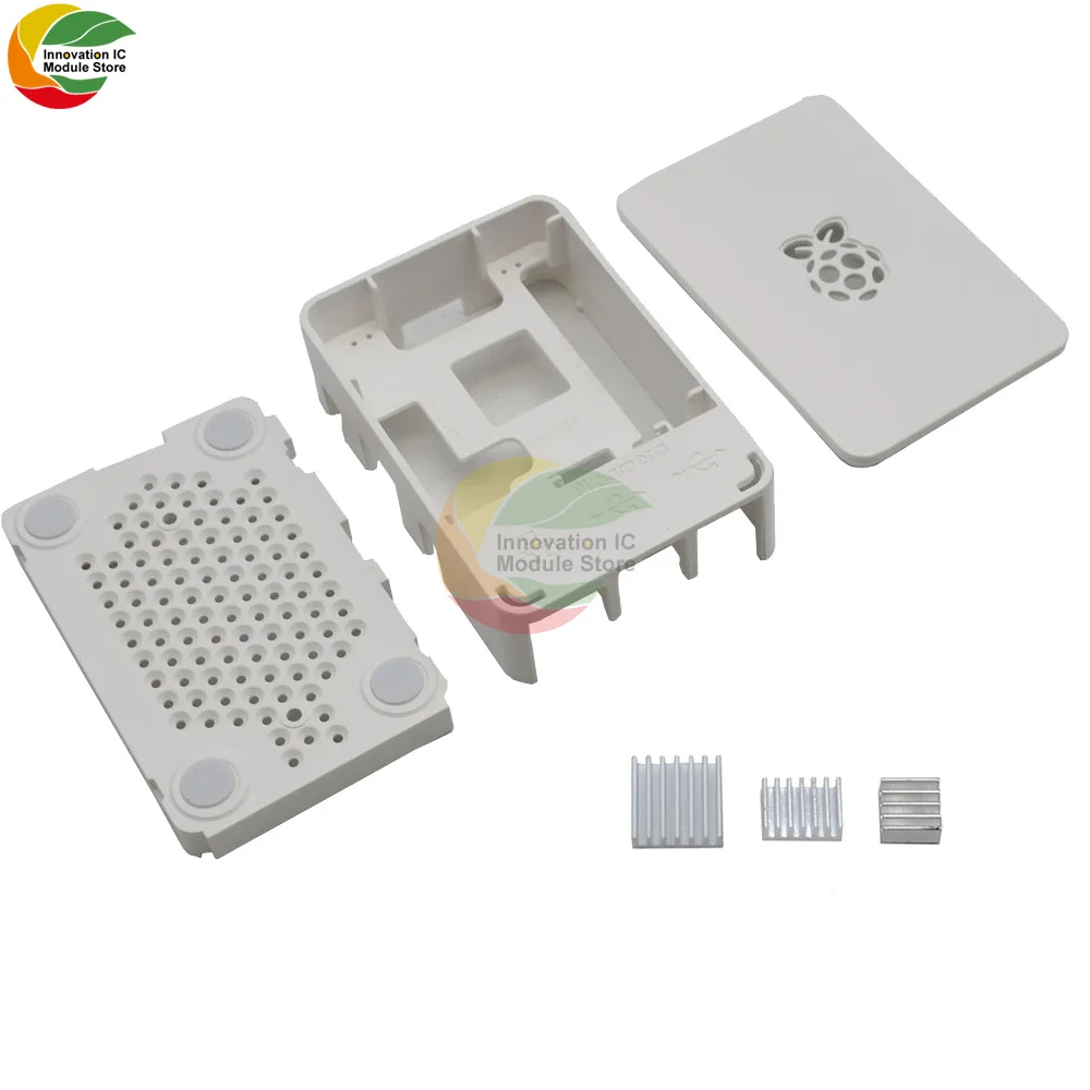 Чехол Ziqqucu для Raspberry Pi 4 корпус из АБС-пластика V4 защитный чехол черный белый