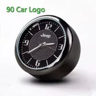 Автомобильные часы, кварцевые часы, светящиеся электронные часы для интерьера автомобиля, украшение с логотипом для BMW, VW, Audi, Peugeot, Mercedes Benz