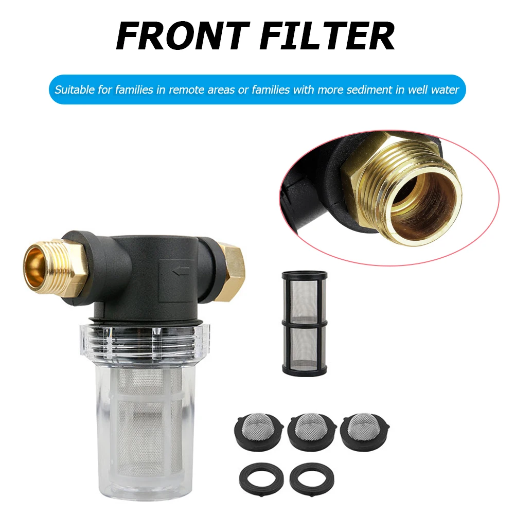 

40 Mesh Screen Garden Hose Inlet Filter for Pressure Washer Inline Water Filter Thick Fiber Car Cleaning Cloth Washing