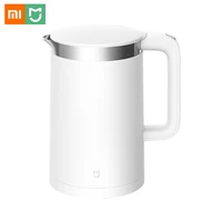 original xiaomi thermostatic electric kettle 1 5l 12 hour thermostatic kettle smart phone control mijia app