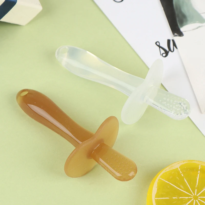 Безопасный детский силиконовый Прорезыватель для зубов экологически зубная