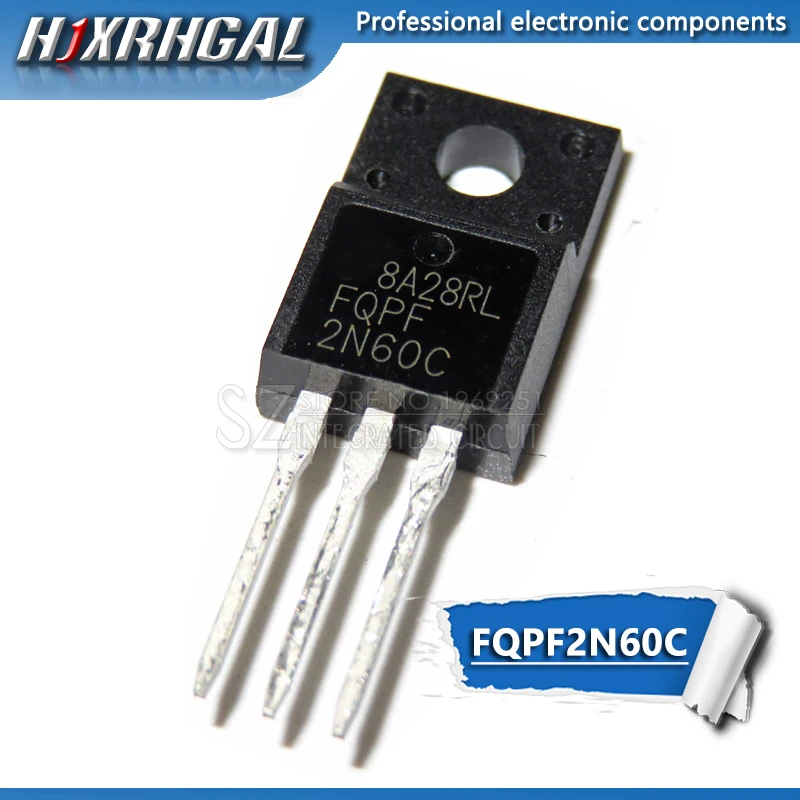 1 шт FQPF2N60C TO 220F 2N60C 2N60 TO220F|Интегральные схемы| |