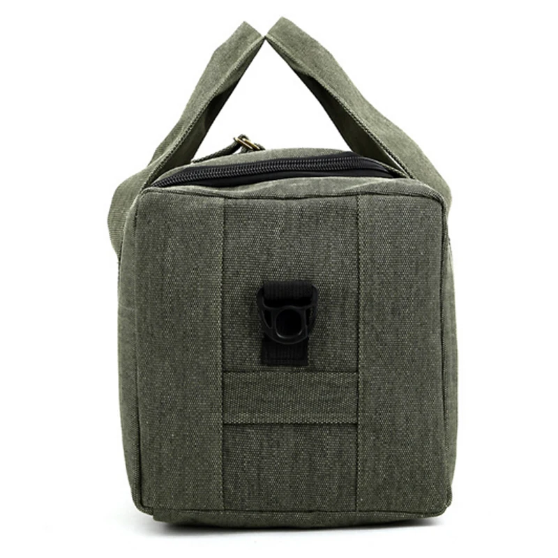 Винтажная холщовая мужская сумка для фитнеса переносная багажа путешествий