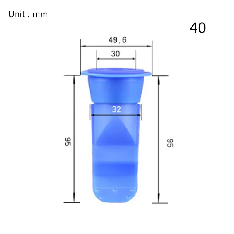 

1Set 40/50 Tube Odor-proof Floor Leak Silicone Core Sewer Water Pipe Draininner