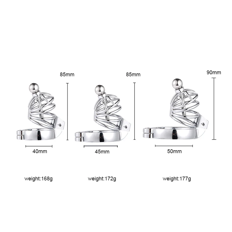 Эрекционное кольцо из нержавеющей стали клетка для мужчин целомудрие устройство