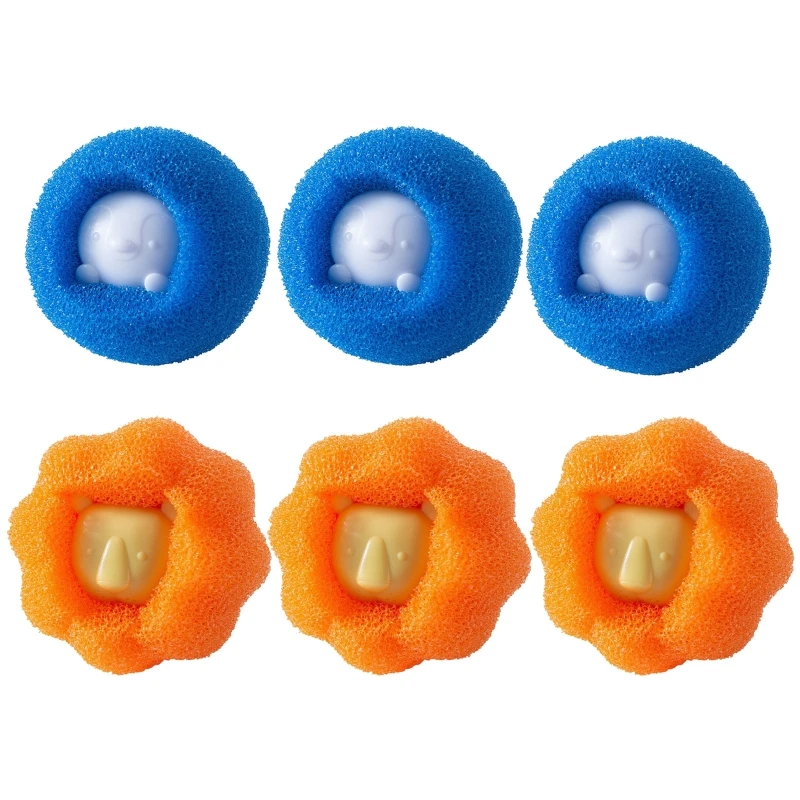 

Household Magic Laundry Balls 3Pcs Decontamination Washing Capsules Anti Winding Washing Machine Ball Protective Clothing