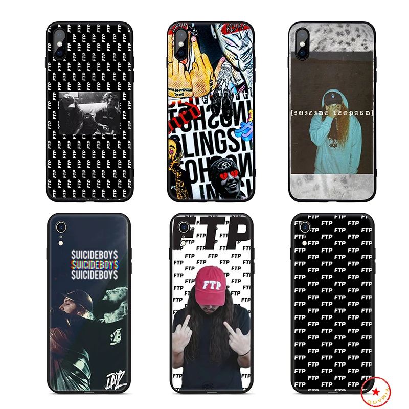 Мягкий силиконовый чехол для телефона Suicide Boys FTP iPhone 11 Pro Xs Max X или 10 8 7 6 6S Plus 5 5S SE Xr