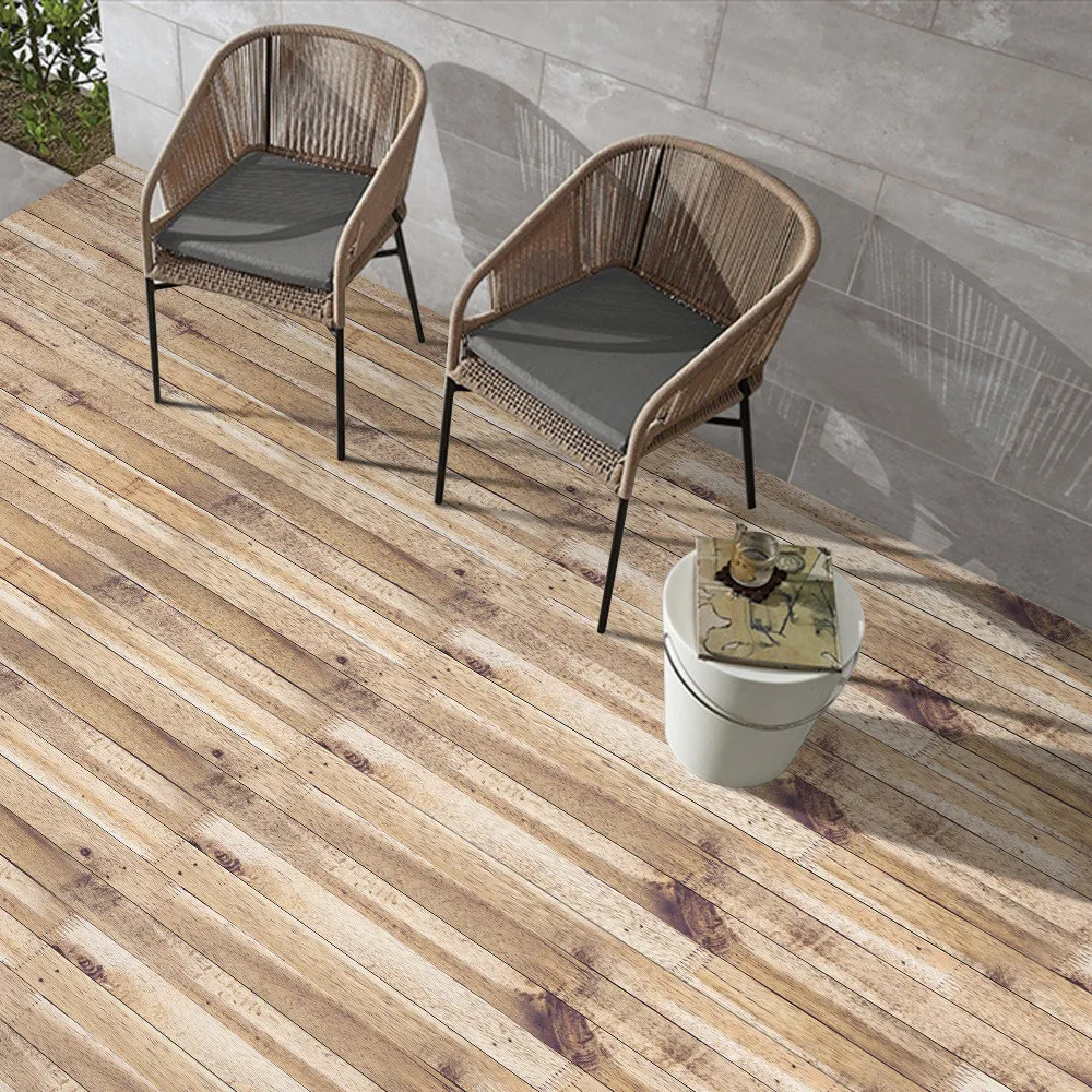 20x50 см наклейка на пол стену украшение для кухни ванной комнаты 3D деревянный