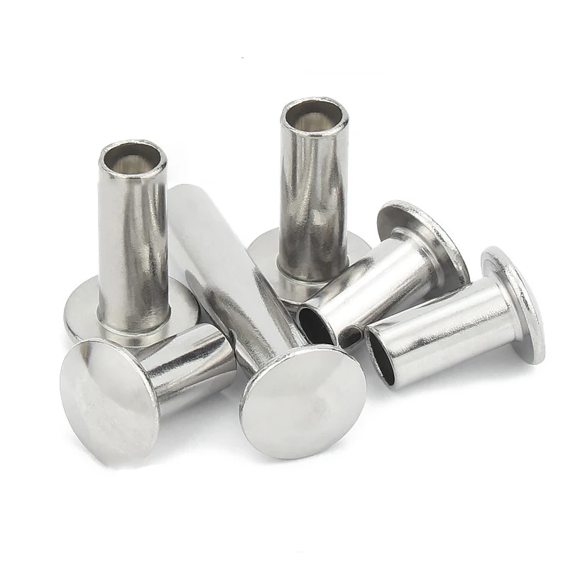 

M2 M2.5 M3 M4 M5 M6 GB873 Round Flat Button Truss Head Half Semi Hollow Rivet 304 Stainless Steel