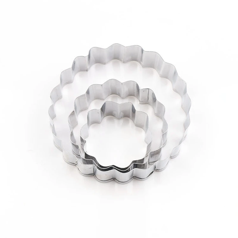 3 шт./компл. гвоздики в виде лепестков пресс формы для выпечки Нержавеющая сталь